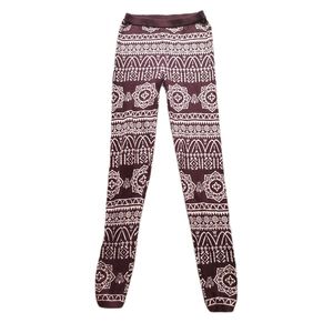 Mandala sweater knit leggings